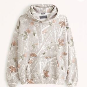 Men’s Abercrombie White Camo Hoodie